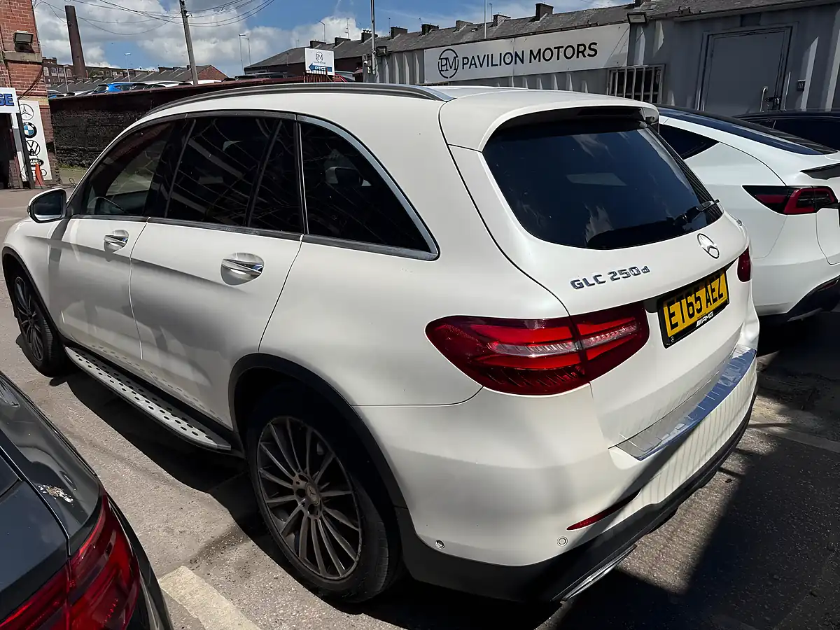 Used 2016 Mercedes-Benz Glc AMG Line (premium) White - Interior and Exterior details 2