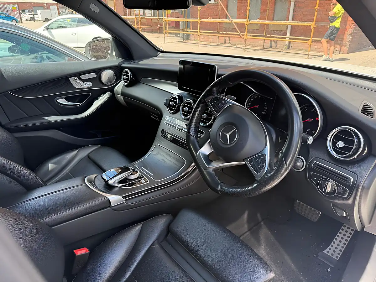 Used 2016 Mercedes-Benz Glc AMG Line (premium) White - Interior and Exterior details 7