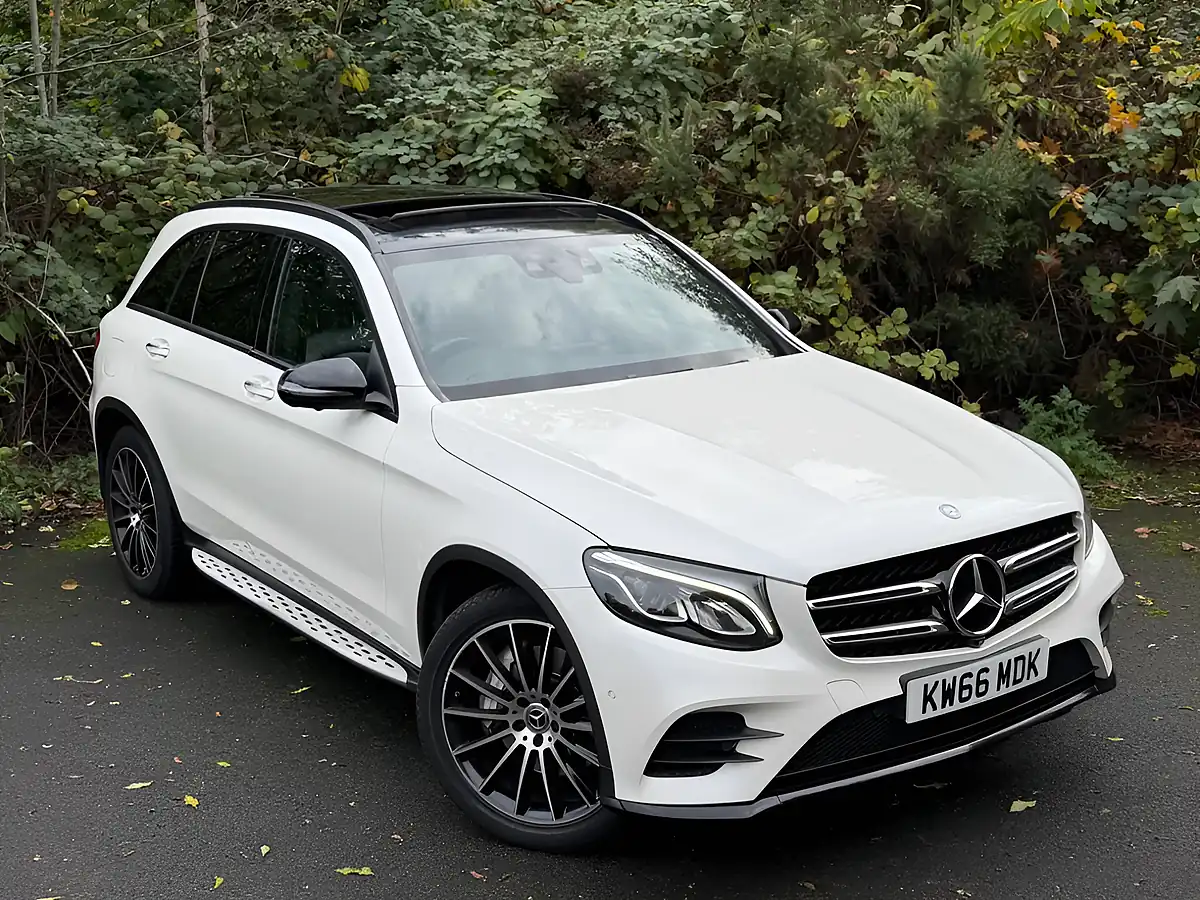 Used 2016 Mercedes-Benz Glc AMG Line (premium) White - Interior and Exterior details 4