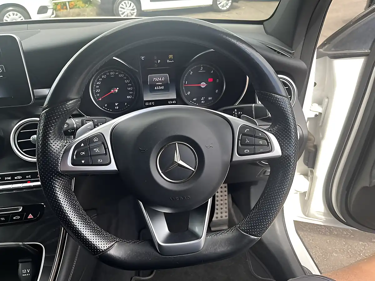 Used 2016 Mercedes-Benz Glc AMG Line White - Interior and Exterior details 18