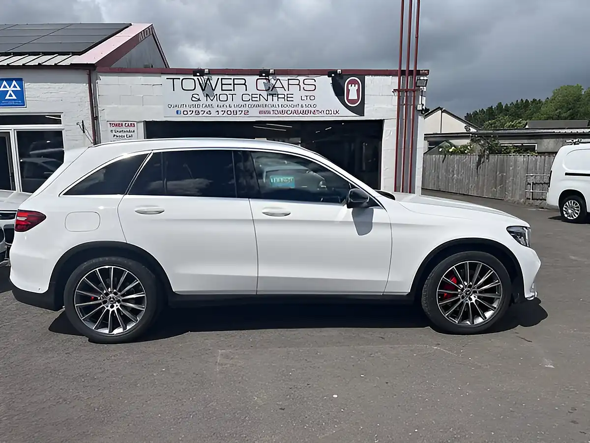 Used 2016 Mercedes-Benz Glc AMG Line White - Interior and Exterior details 2