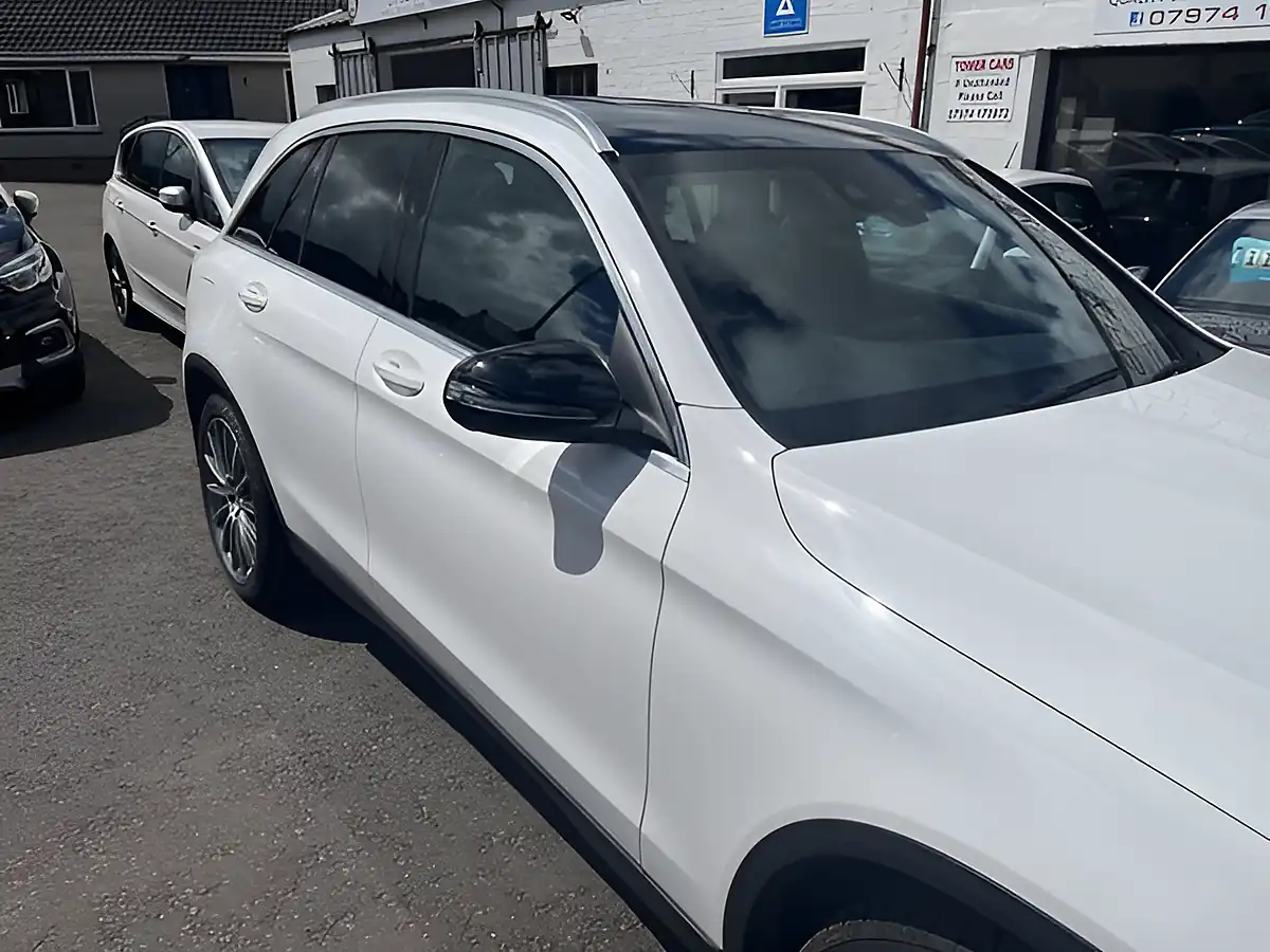 Used 2016 Mercedes-Benz Glc AMG Line White - Interior and Exterior details 6