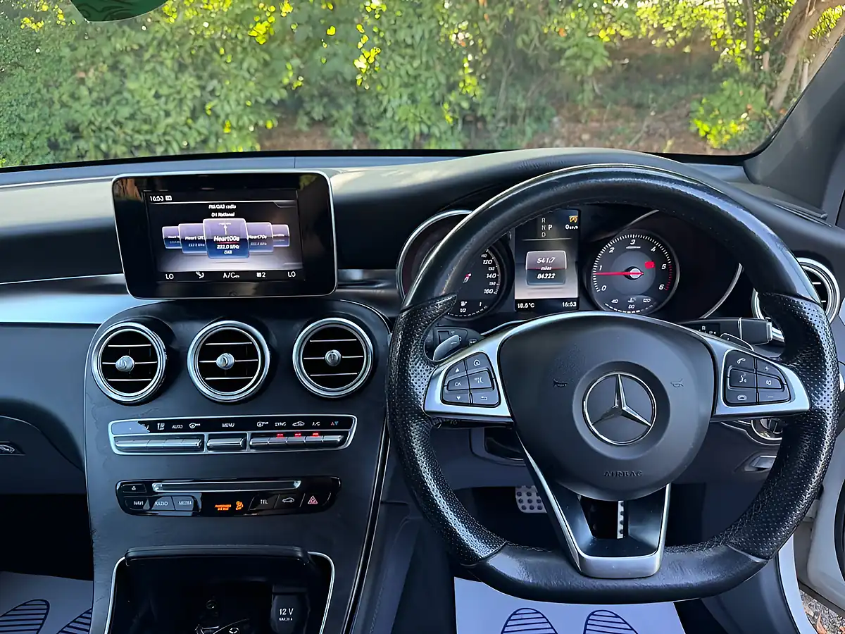 Used 2016 Mercedes-Benz Glc AMG Line White - Interior and Exterior details 14