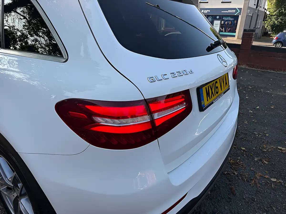 Used 2016 Mercedes-Benz Glc AMG Line White - Interior and Exterior details 20