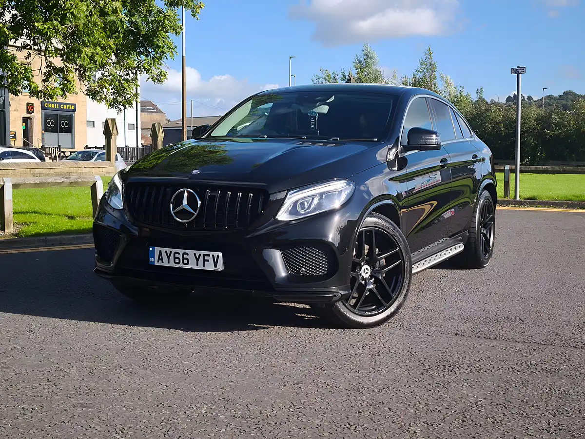 Used 2016 Mercedes-Benz Gle AMG Line Coupe Black - Interior and Exterior details 2