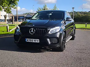 Used 2016 Mercedes-Benz Gle AMG Line Coupe Black - Interior and Exterior details 7
