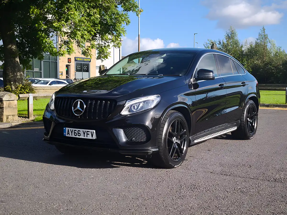 Used 2016 Mercedes-Benz Gle AMG Line Coupe Black - Interior and Exterior details 9