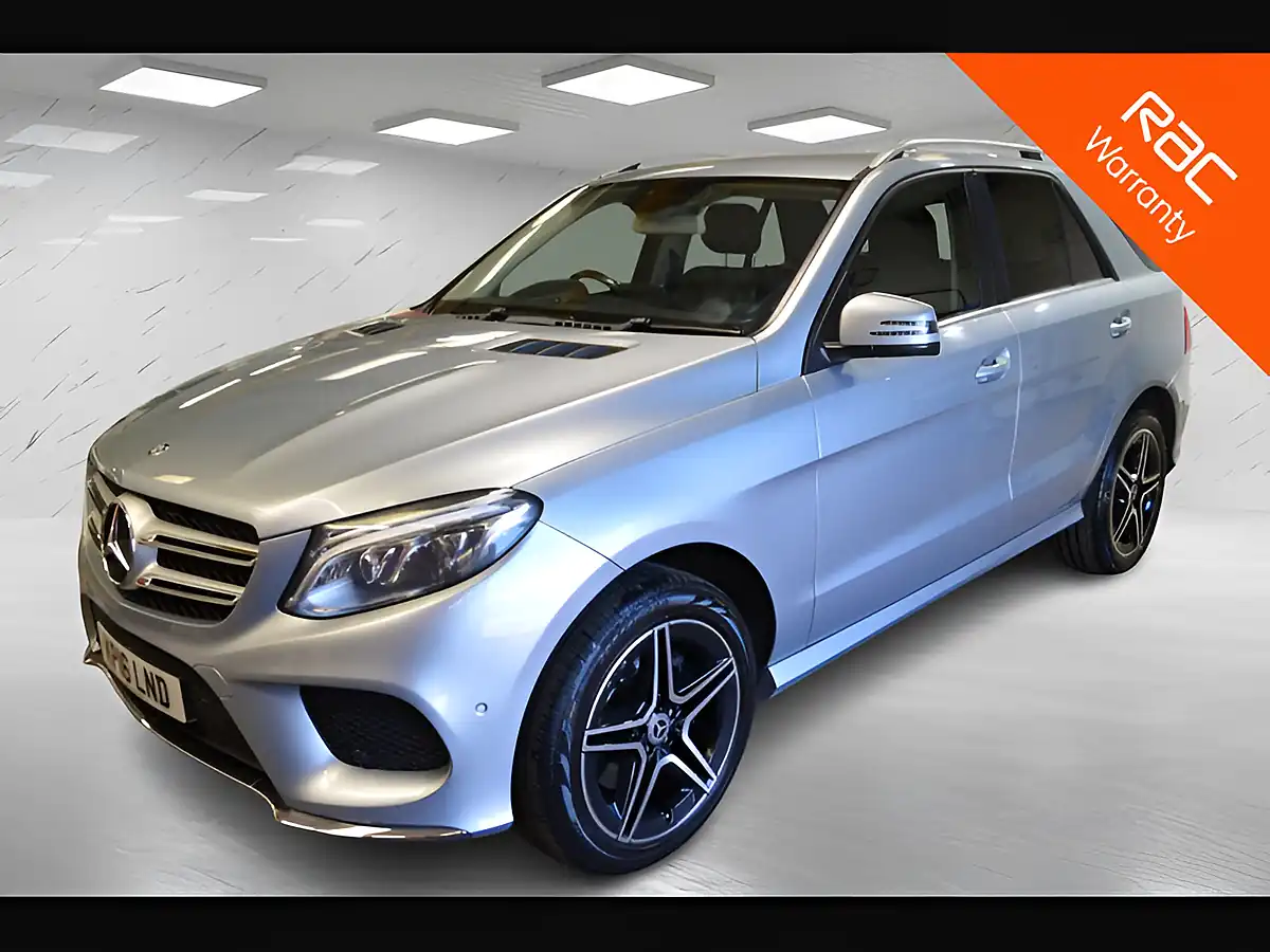 Used 2016 Mercedes-Benz Gle AMG Line Diamond Silver - Front View