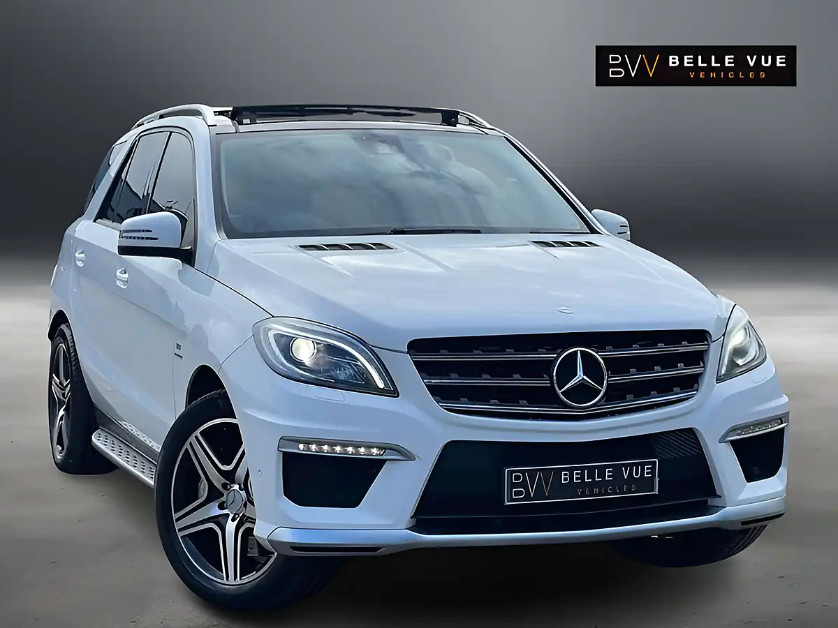 Used 2016 Mercedes-Benz M Class ML63 AMG Polar White - Front View