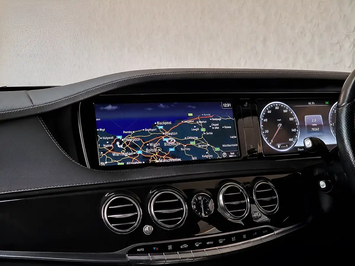 Used 2016 Mercedes-Benz S Class AMG Line Designo Diamond White - Interior and Exterior details 2