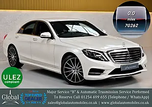 Used 2016 Mercedes-Benz S Class AMG Line Designo Diamond White - Interior and Exterior details 3