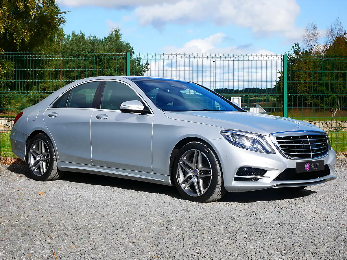 Used 2016 Mercedes-Benz S Class AMG Line (executive) Iridium Silver - Interior and Exterior details 2