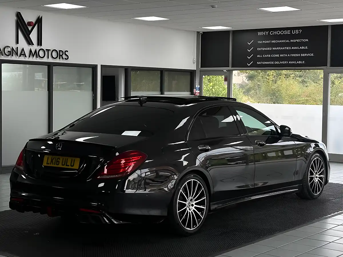 Used 2016 Mercedes-Benz S Class AMG Line (executive, Premium) Black - Interior and Exterior details 11