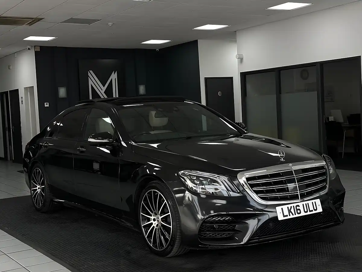 Used 2016 Mercedes-Benz S Class AMG Line (executive, Premium) Black - Interior and Exterior details 4