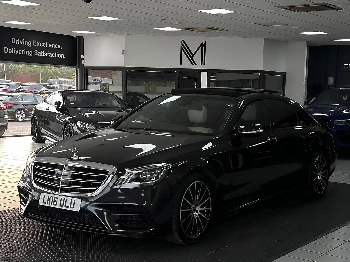 Used 2016 Mercedes-Benz S Class AMG Line (executive, Premium) Black - Interior and Exterior details 9