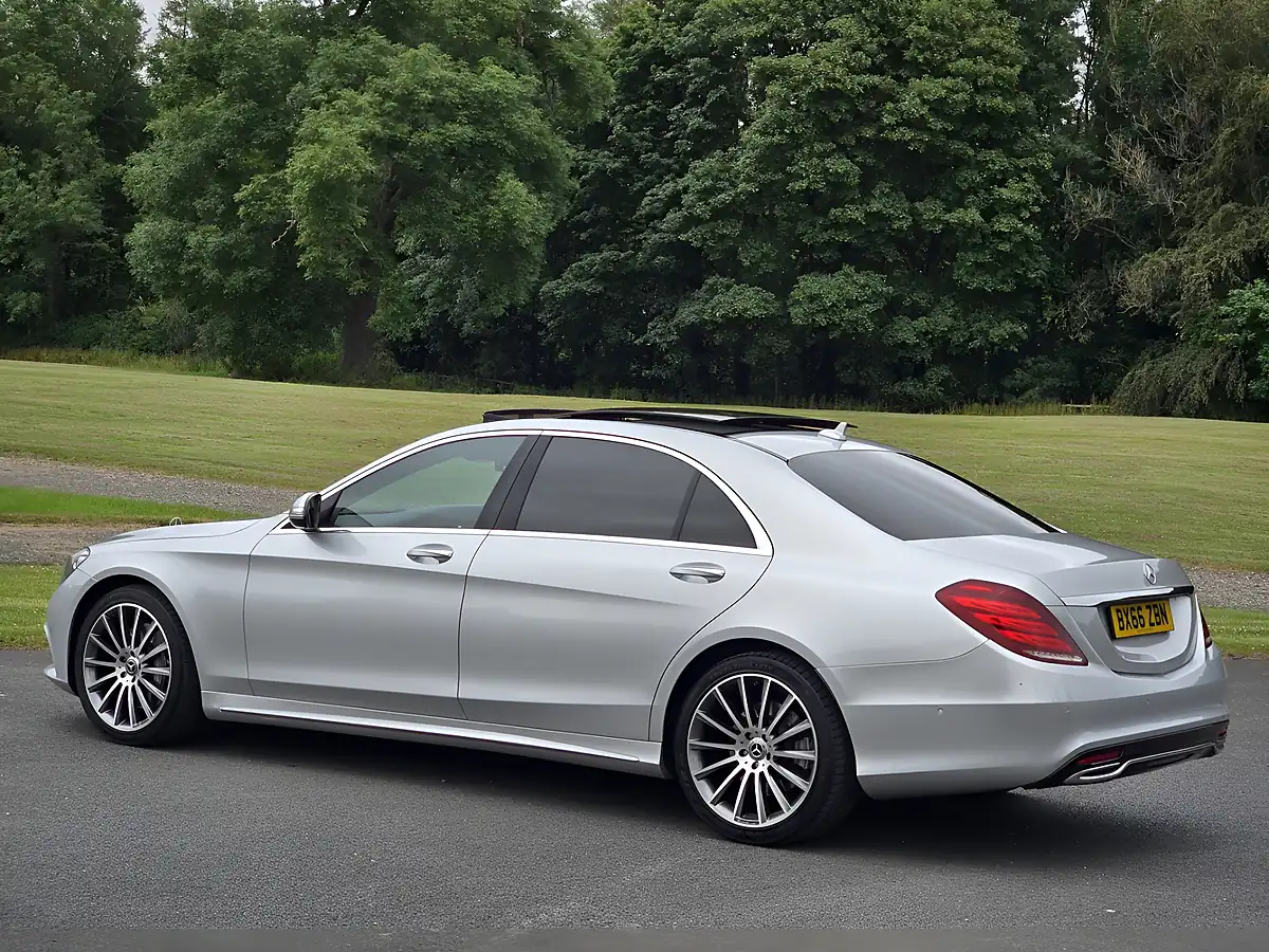 Used 2016 Mercedes-Benz S Class AMG Line Silver - Interior and Exterior details 13
