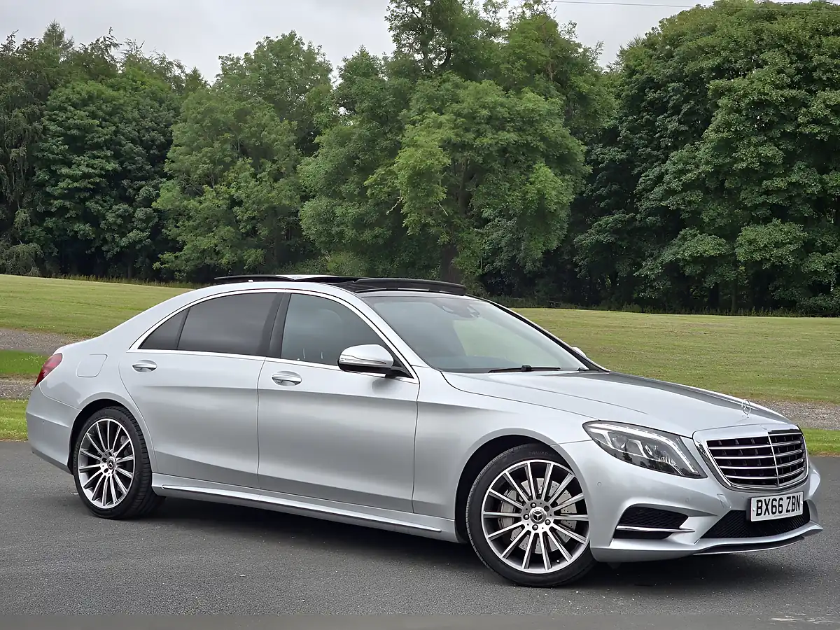 Used 2016 Mercedes-Benz S Class AMG Line Silver - Interior and Exterior details 6