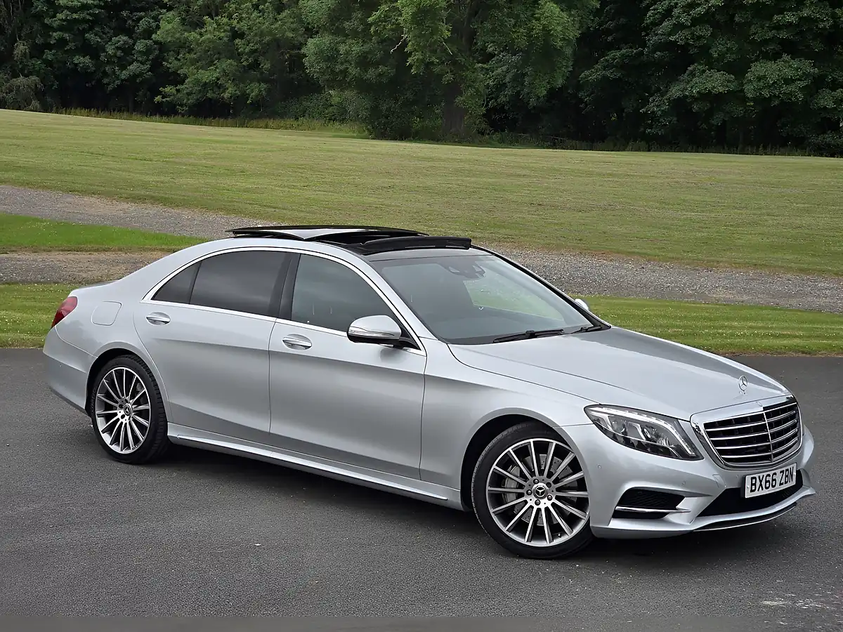 Used 2016 Mercedes-Benz S Class AMG Line Silver - Interior and Exterior details 7