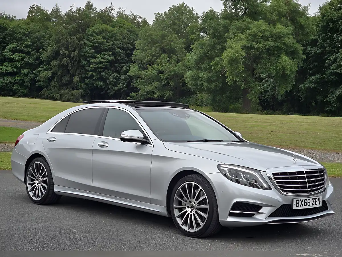 Used 2016 Mercedes-Benz S Class AMG Line Silver - Interior and Exterior details 9