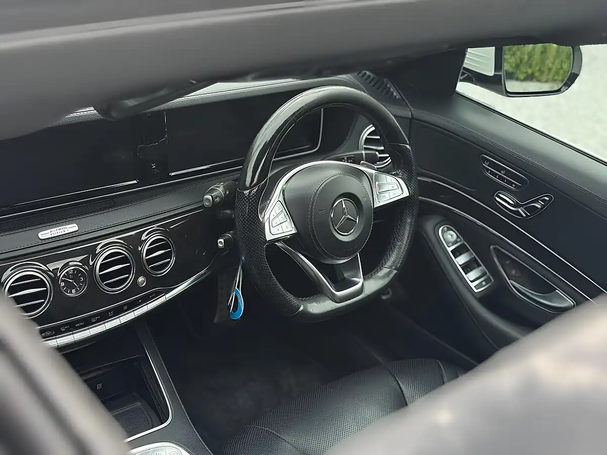 Used 2016 Mercedes-Benz S Class AMG Line White - Interior and Exterior details 12