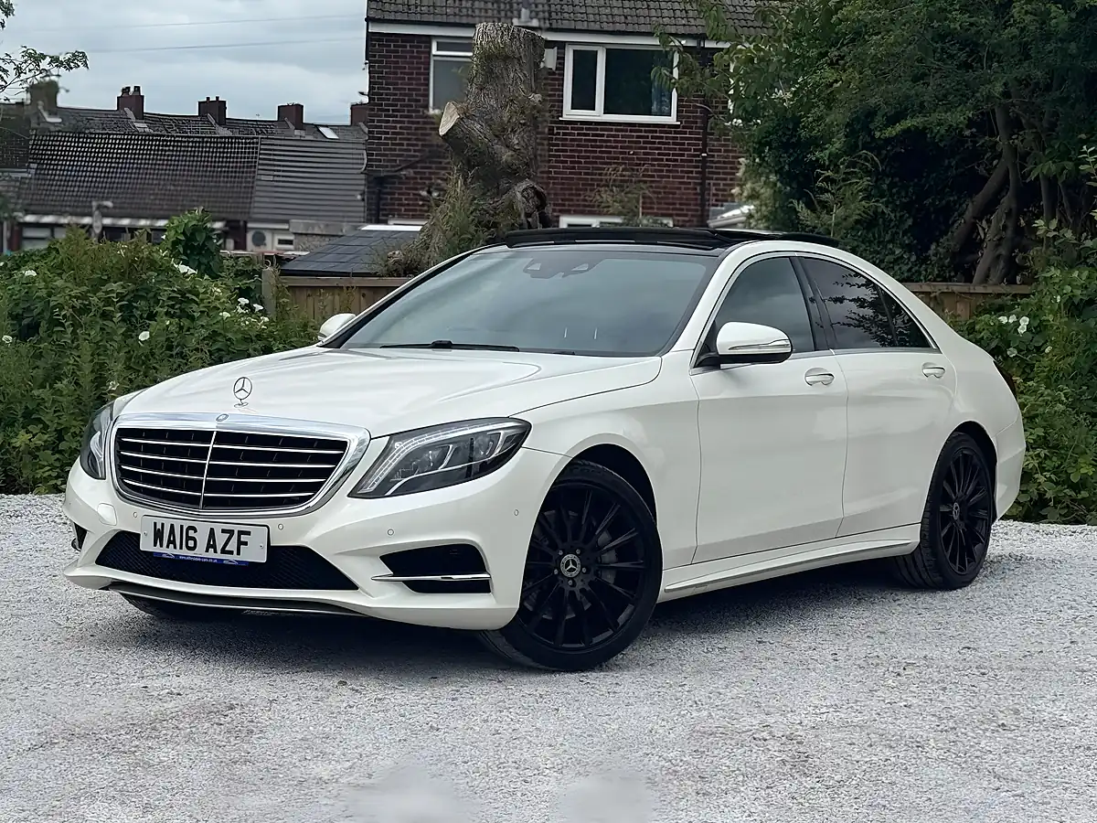 Used 2016 Mercedes-Benz S Class AMG Line White - Interior and Exterior details 2