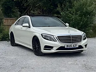 Used 2016 Mercedes-Benz S Class AMG Line White - Interior and Exterior details 3
