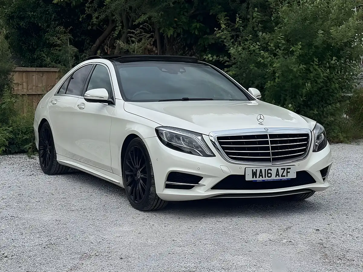 Used 2016 Mercedes-Benz S Class AMG Line White - Interior and Exterior details 3