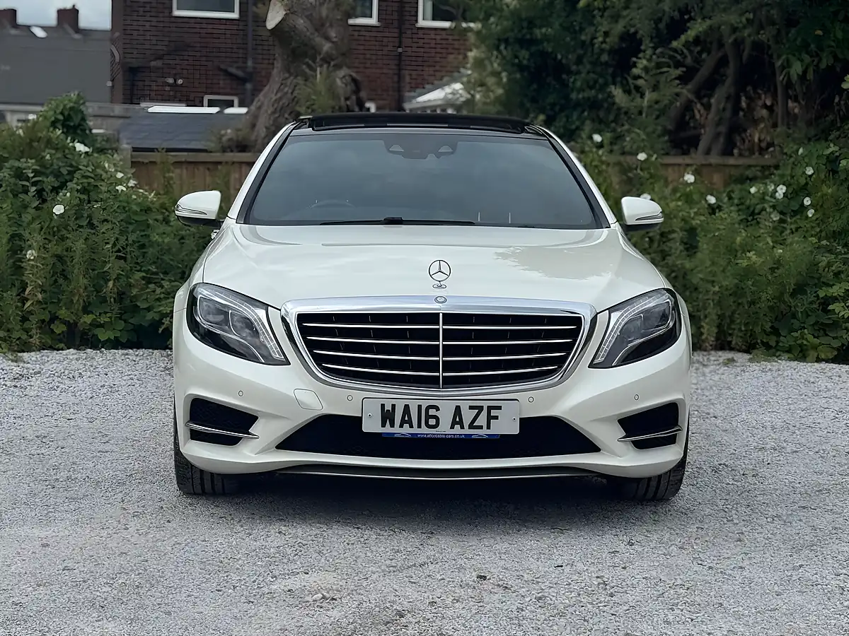 Used 2016 Mercedes-Benz S Class AMG Line White - Interior and Exterior details 4