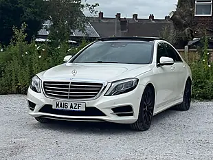 Used 2016 Mercedes-Benz S Class AMG Line White - Interior and Exterior details 5