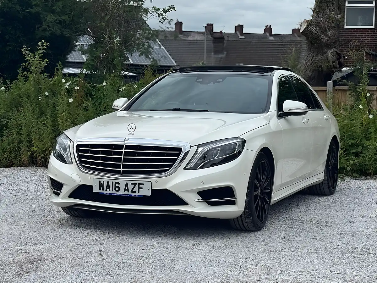 Used 2016 Mercedes-Benz S Class AMG Line White - Interior and Exterior details 5