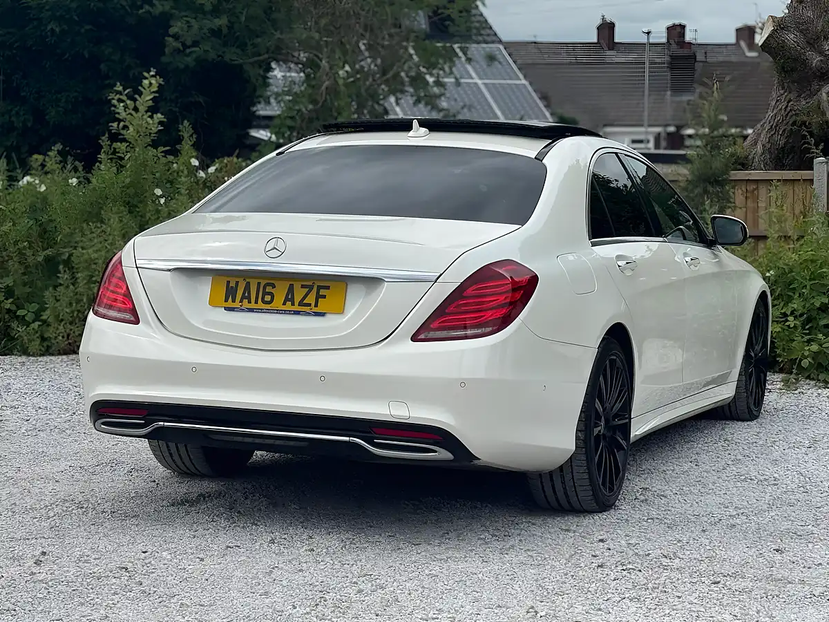 Used 2016 Mercedes-Benz S Class AMG Line White - Interior and Exterior details 6