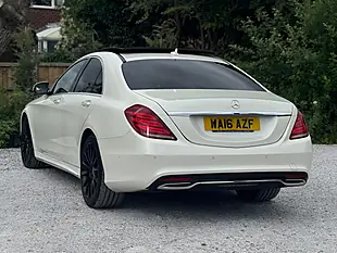 Used 2016 Mercedes-Benz S Class AMG Line White - Interior and Exterior details 9