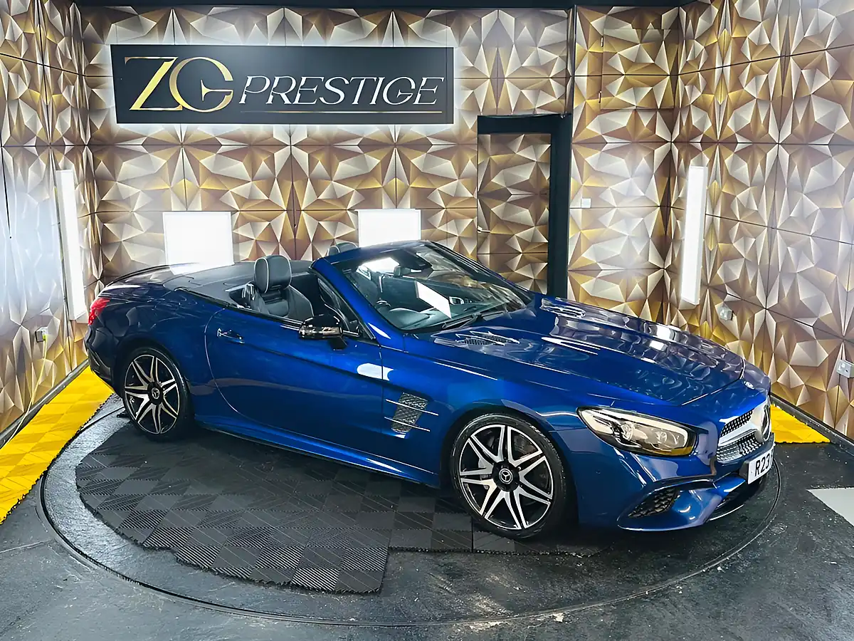 Used 2016 Mercedes-Benz Sl AMG Line Blue - Interior and Exterior details 11