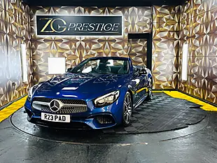 Used 2016 Mercedes-Benz Sl AMG Line Blue - Interior and Exterior details 12