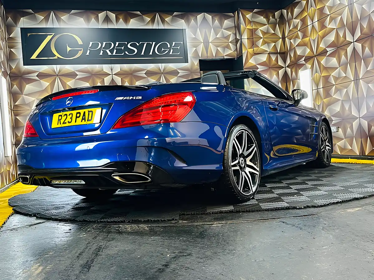 Used 2016 Mercedes-Benz Sl AMG Line Blue - Interior and Exterior details 16