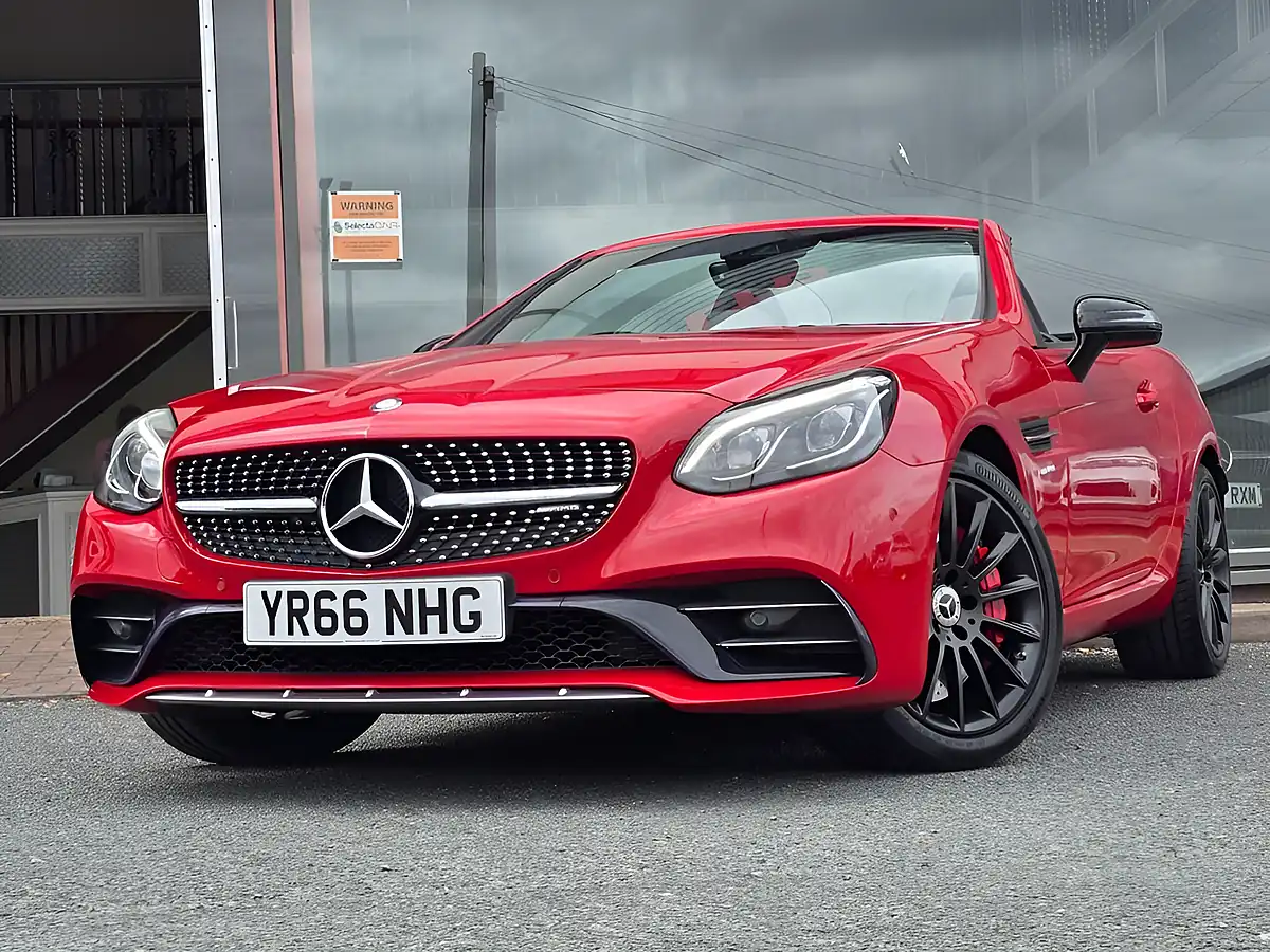 Used 2016 Mercedes-Benz Slc AMG Fire Opal - Interior and Exterior details 10