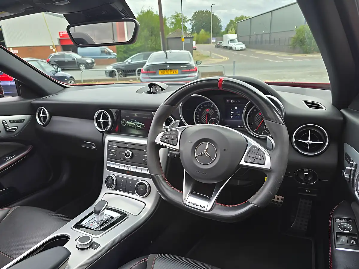 Used 2016 Mercedes-Benz Slc AMG Fire Opal - Interior and Exterior details 13