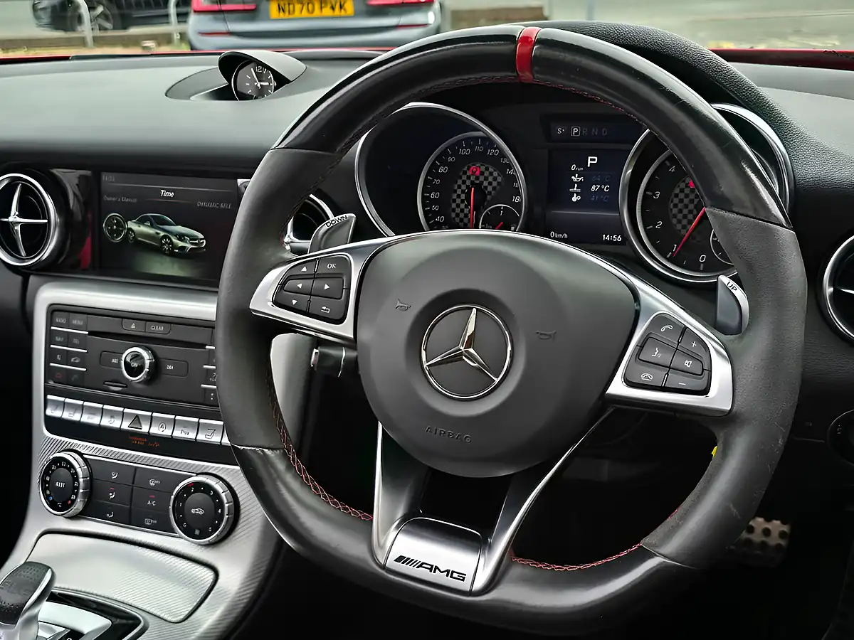 Used 2016 Mercedes-Benz Slc AMG Fire Opal - Interior and Exterior details 18