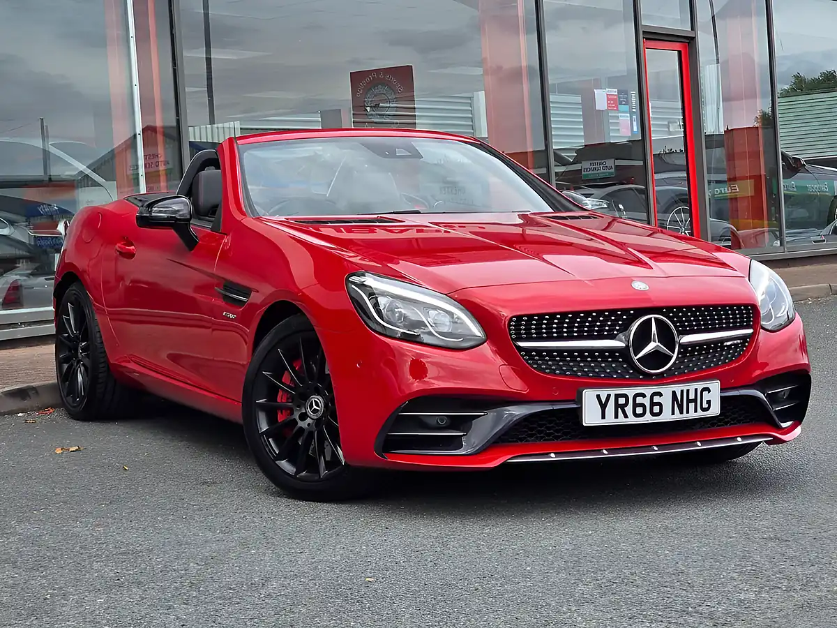 Used 2016 Mercedes-Benz Slc AMG Fire Opal - Interior and Exterior details 2