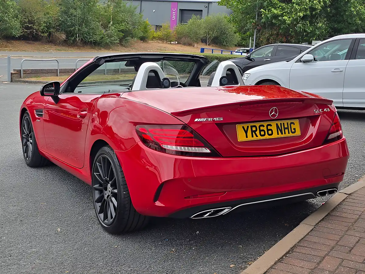 Used 2016 Mercedes-Benz Slc AMG Fire Opal - Interior and Exterior details 3