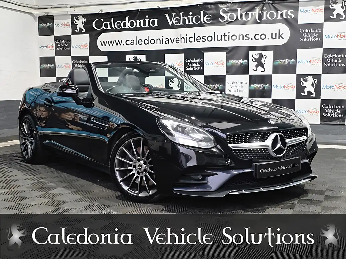 Used 2016 Mercedes-Benz Slc AMG Line Black - Front View
