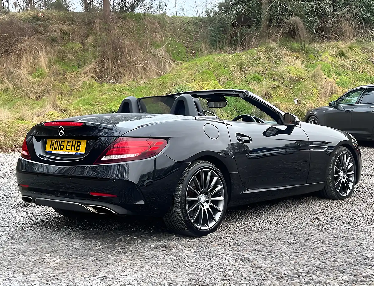 Used 2016 Mercedes-Benz Slc AMG Line Obsidian Black - Interior and Exterior details 11