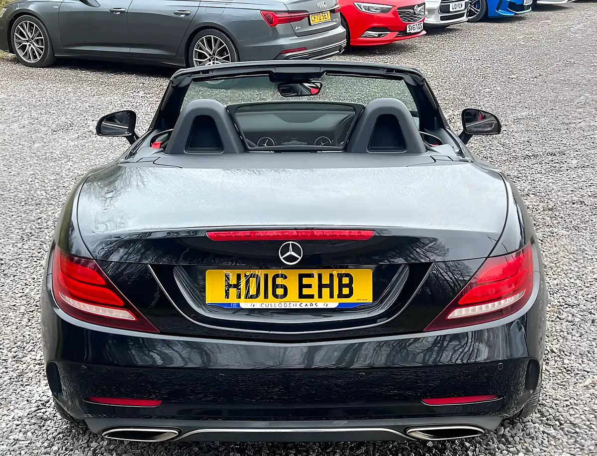 Used 2016 Mercedes-Benz Slc AMG Line Obsidian Black - Interior and Exterior details 12