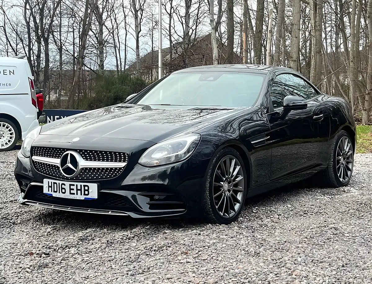 Used 2016 Mercedes-Benz Slc AMG Line Obsidian Black - Interior and Exterior details 7