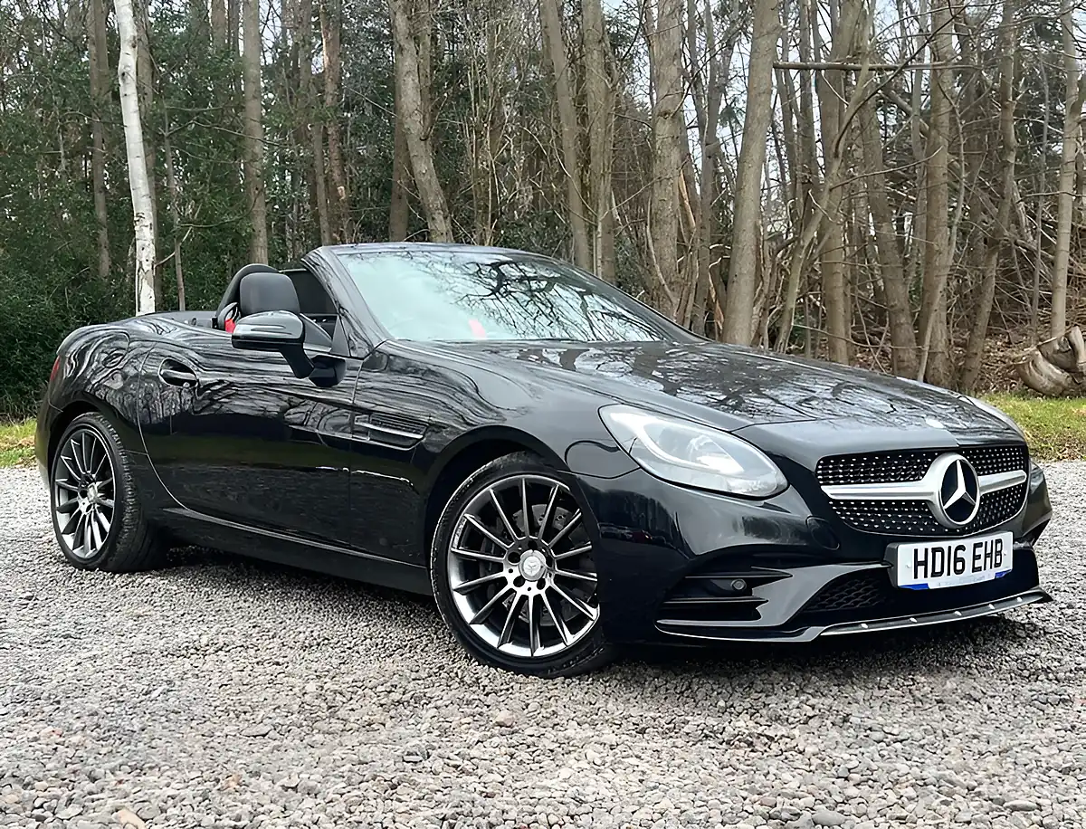 Used 2016 Mercedes-Benz Slc AMG Line Obsidian Black - Interior and Exterior details 9