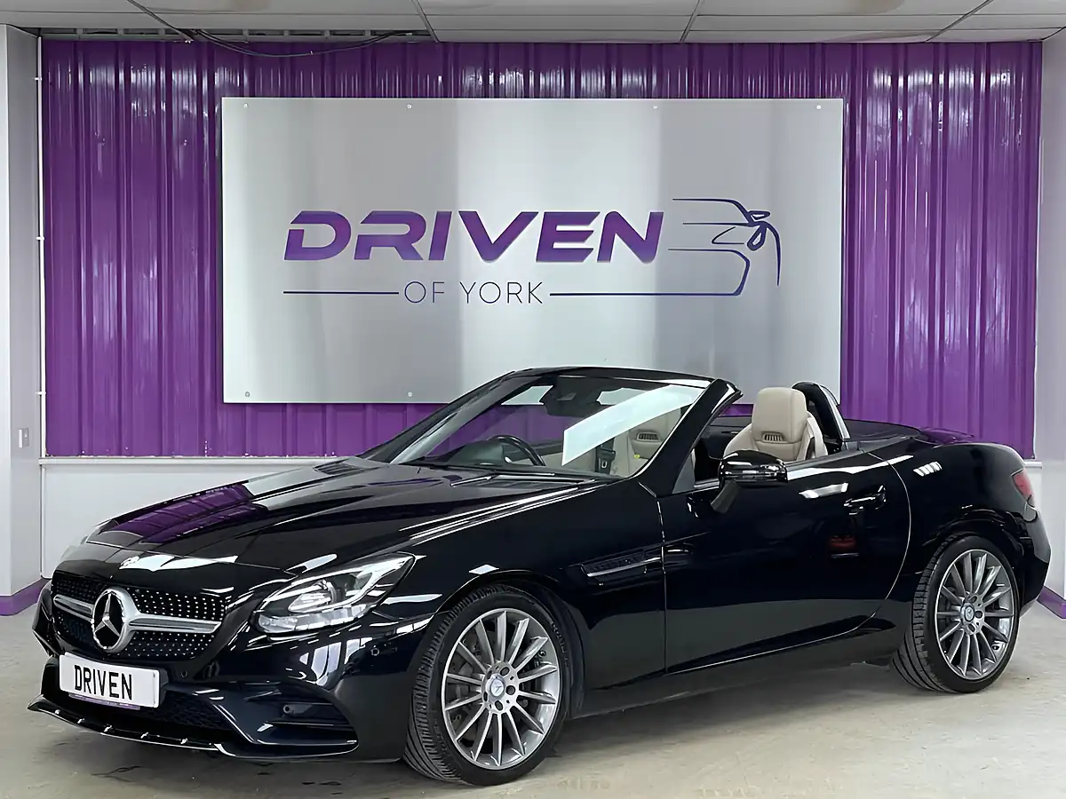 Used 2016 Mercedes-Benz Slc AMG Line Obsidian Black - Front View