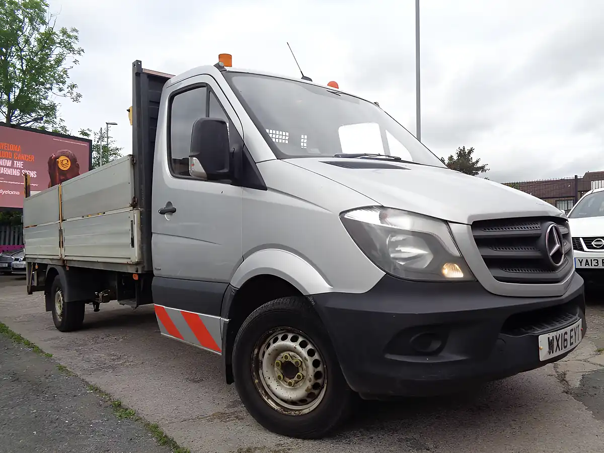 Used 2016 Mercedes-Benz Sprinter Chassis Cab L3 Silver - Front View