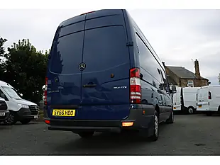 Used 2016 Mercedes-Benz Sprinter Lwb Blue - Interior and Exterior details 9