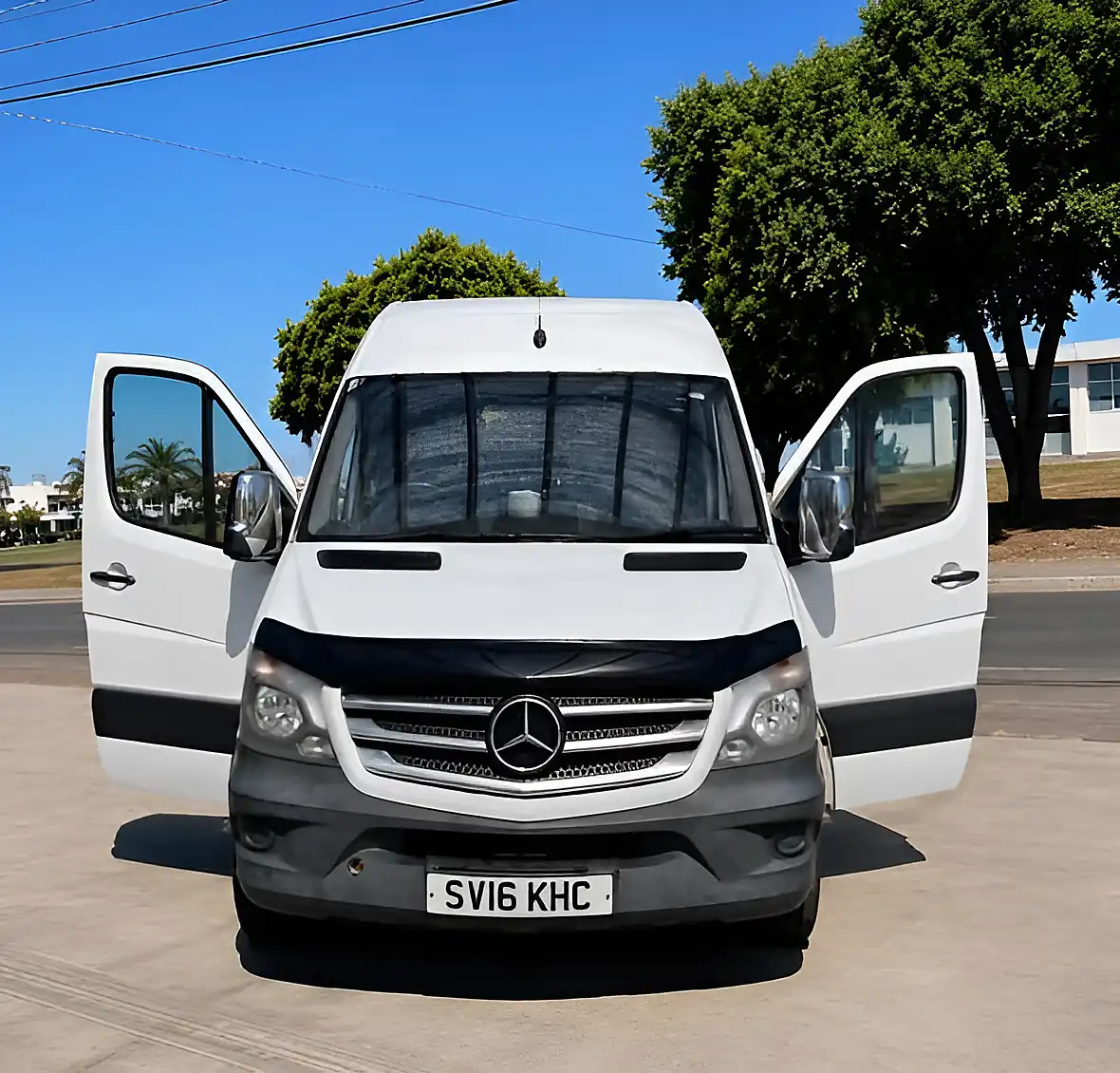 Used 2016 Mercedes-Benz Sprinter Panel Van White - Interior and Exterior details 2