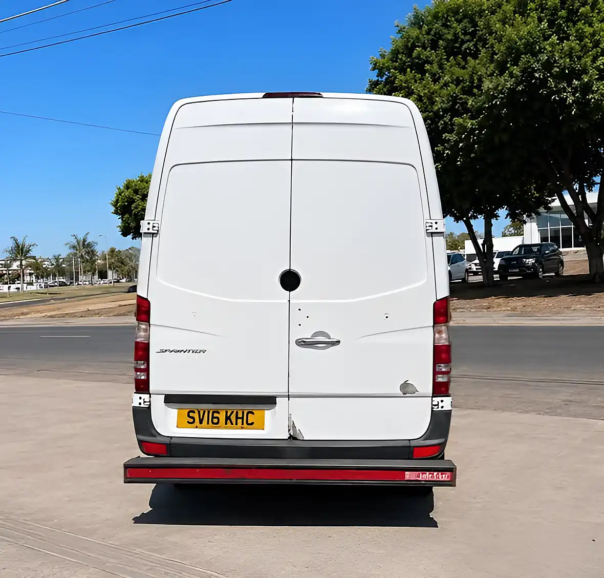 Used 2016 Mercedes-Benz Sprinter Panel Van White - Interior and Exterior details 3